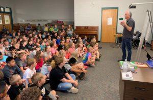 Philip Ulrich Speaking at Slater Elementary